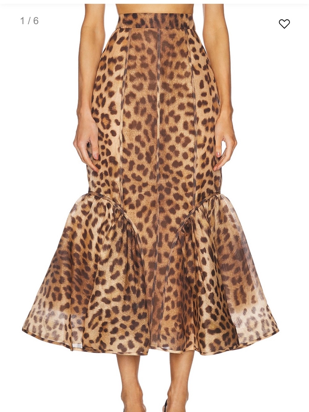 Zimmermann  Crushed Spliced Pencil Skirt size 1
